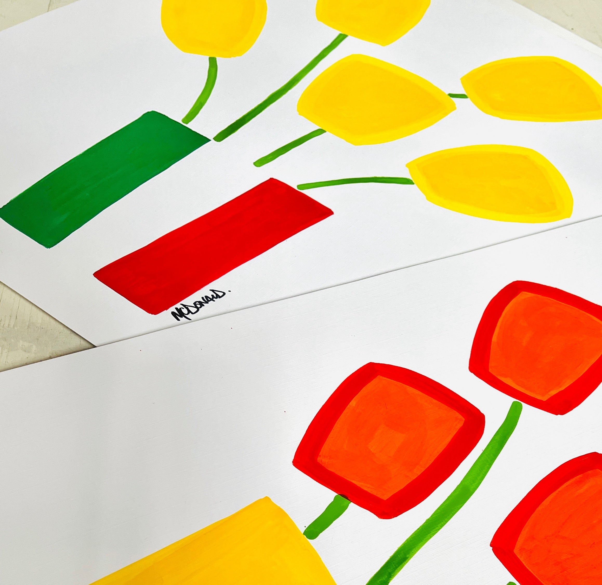 nature painting flowers italia cut flowers in vases pots art