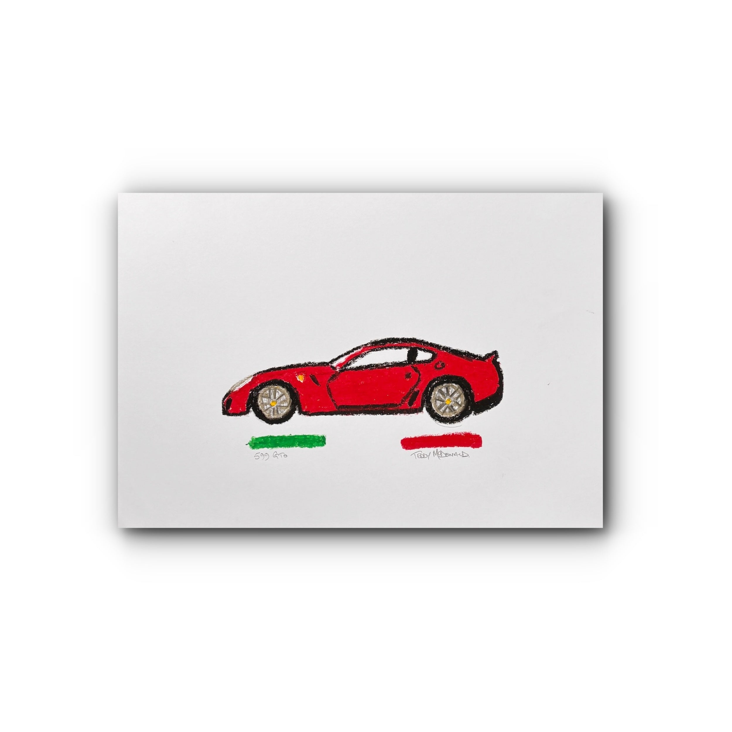 Ferrari 599 GTO - Open Edition A2 Print