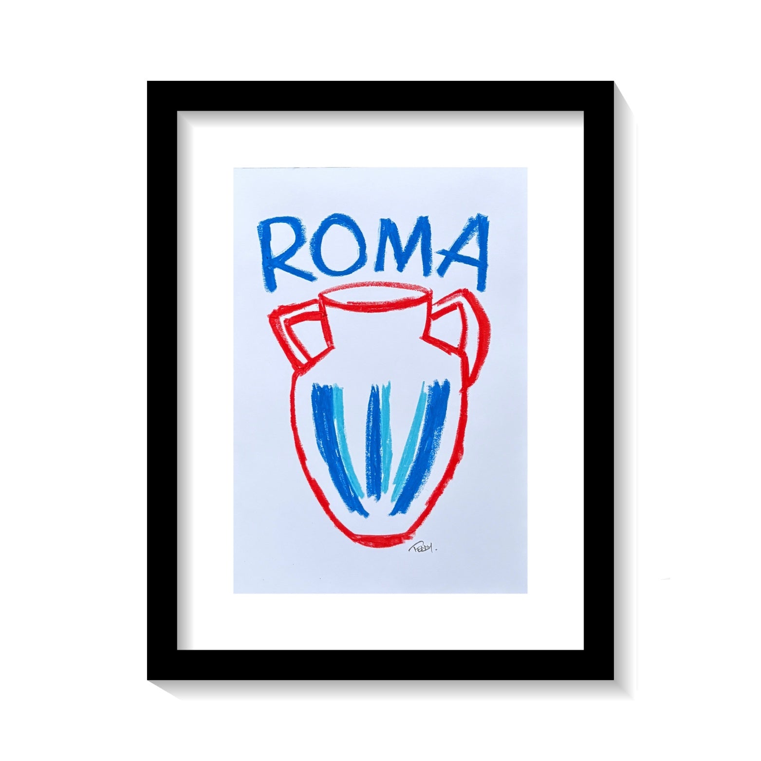 ROMA by Teddy McDonald - Limited Edition of 45, Framed Contemporary Fine Art Print